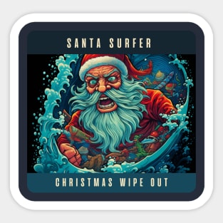 Christmas Wipe Out Sticker